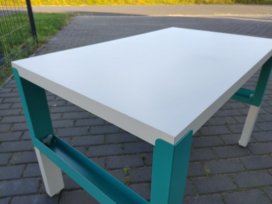 Biurko dziecięce PÅHL IKEA regulowane miętowe