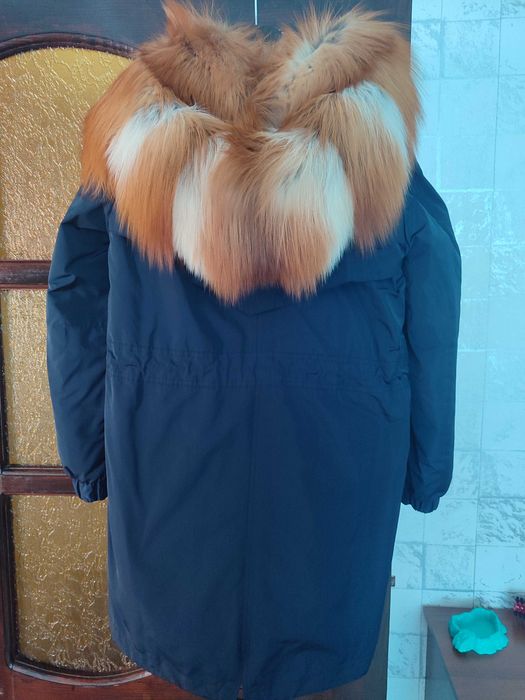 Куртка-парка із натуральним хутром лисиці