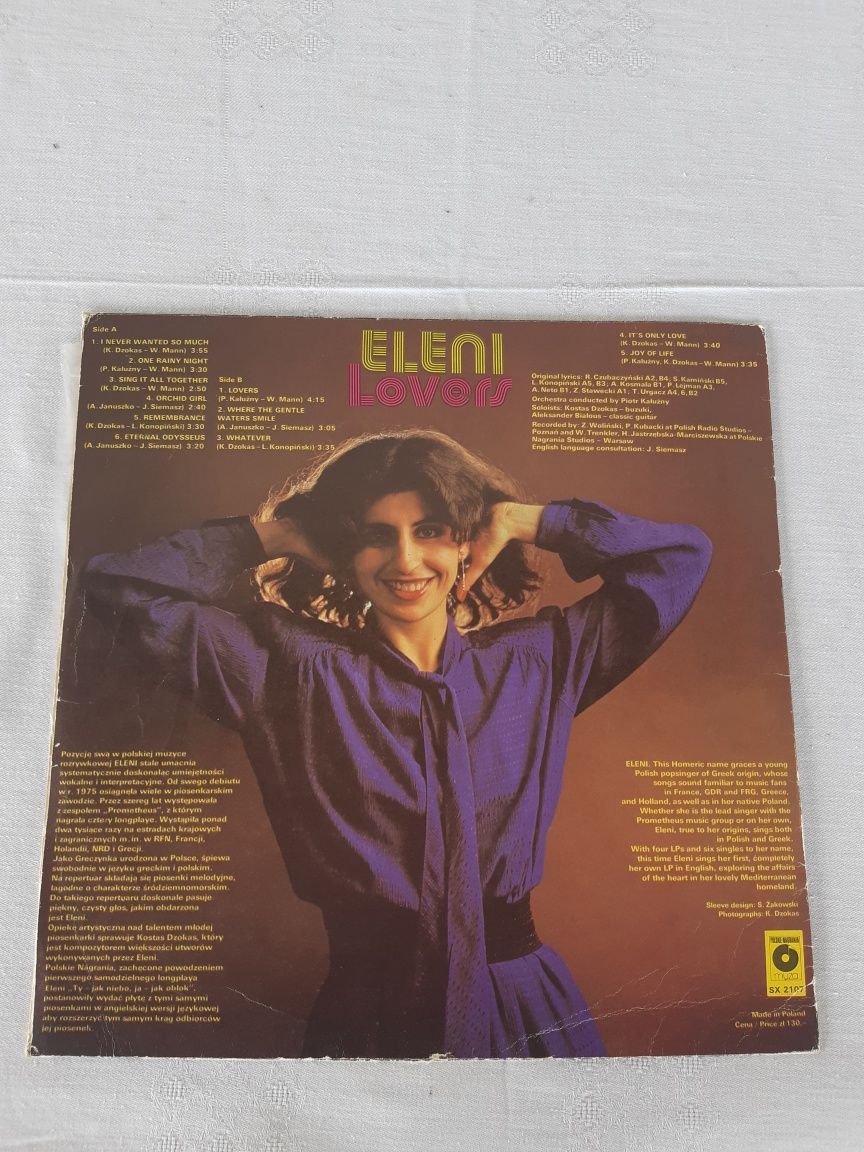 Płyta winylowa Eleni Lovers