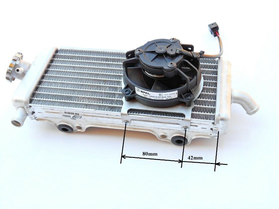 Ventilador Radiador SPAL Original Sherco 2014 a 2023