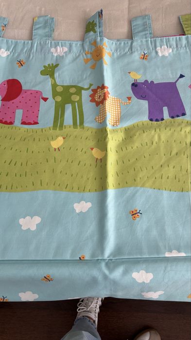 Cortinas quarto crianca animais