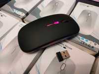 Безпровідна акумуляторна мишка RGB 2.4GHz Bluetooth 5.1 нова,наявність