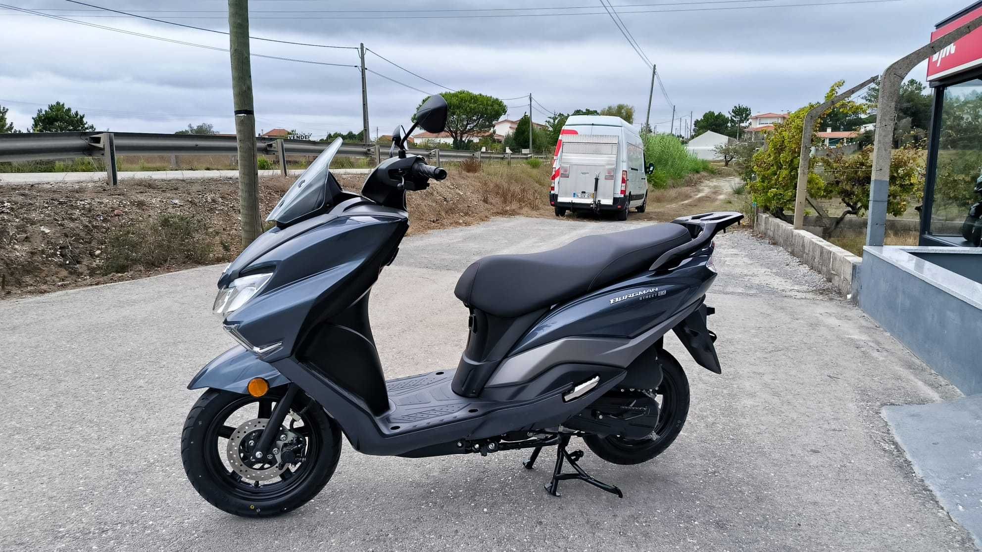 Suzuki Burgman 125, novo modelo, 3 anos garantia