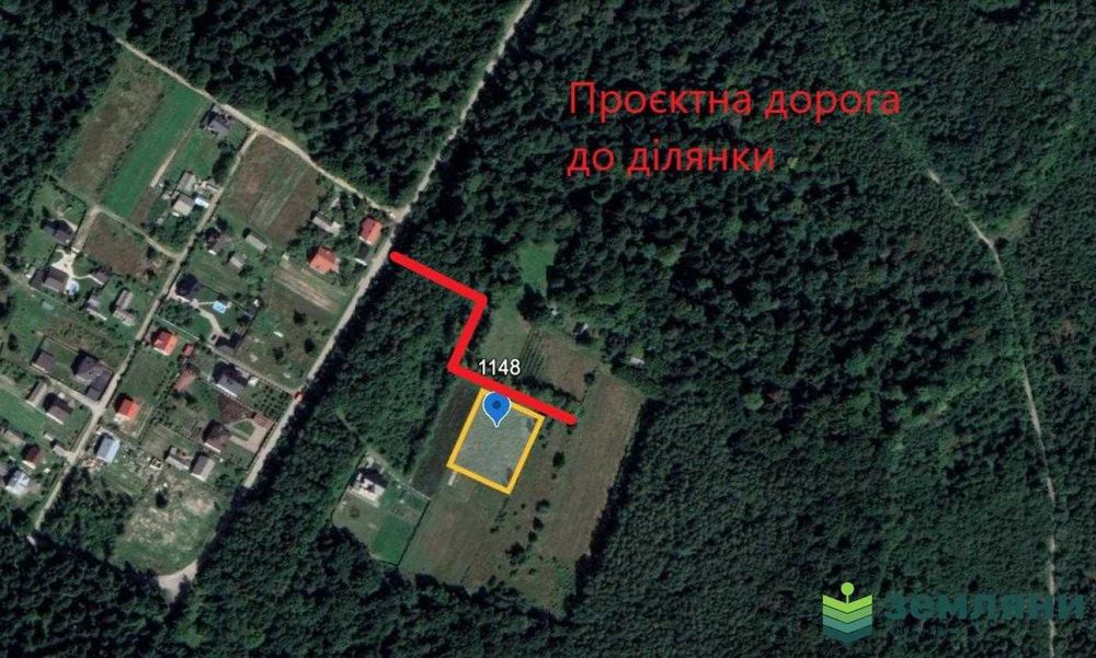 Продаж земельної ділянки біля лісу 23,58 сот в с. Нова Гута (8)