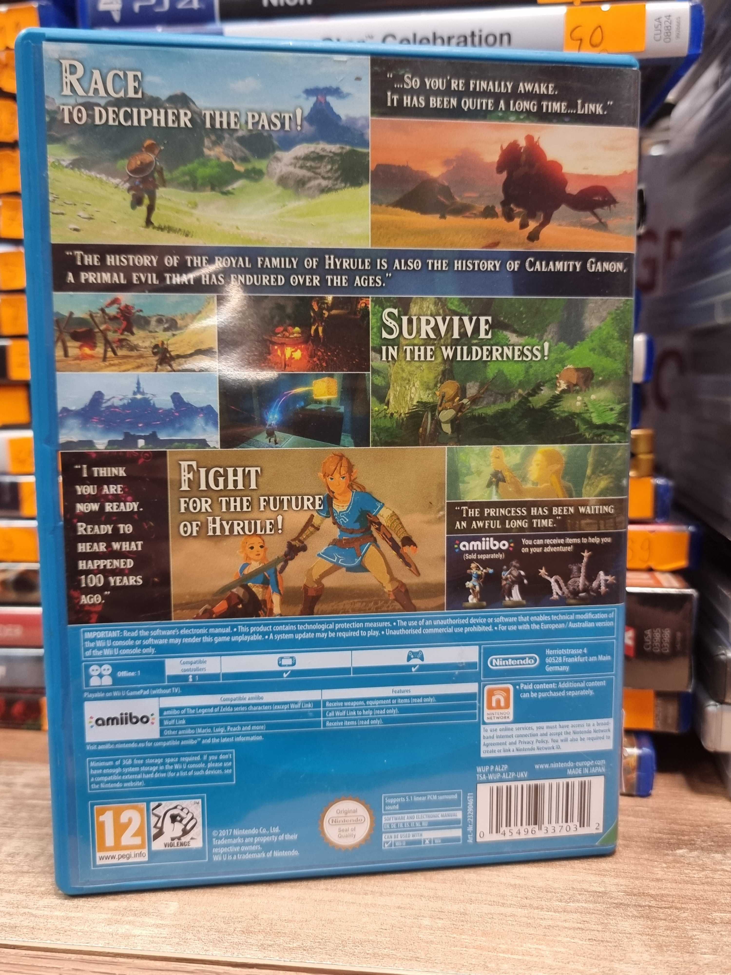 The Legend of Zelda: Breath of the Wild Wii U Unikat Klasyk WiiU