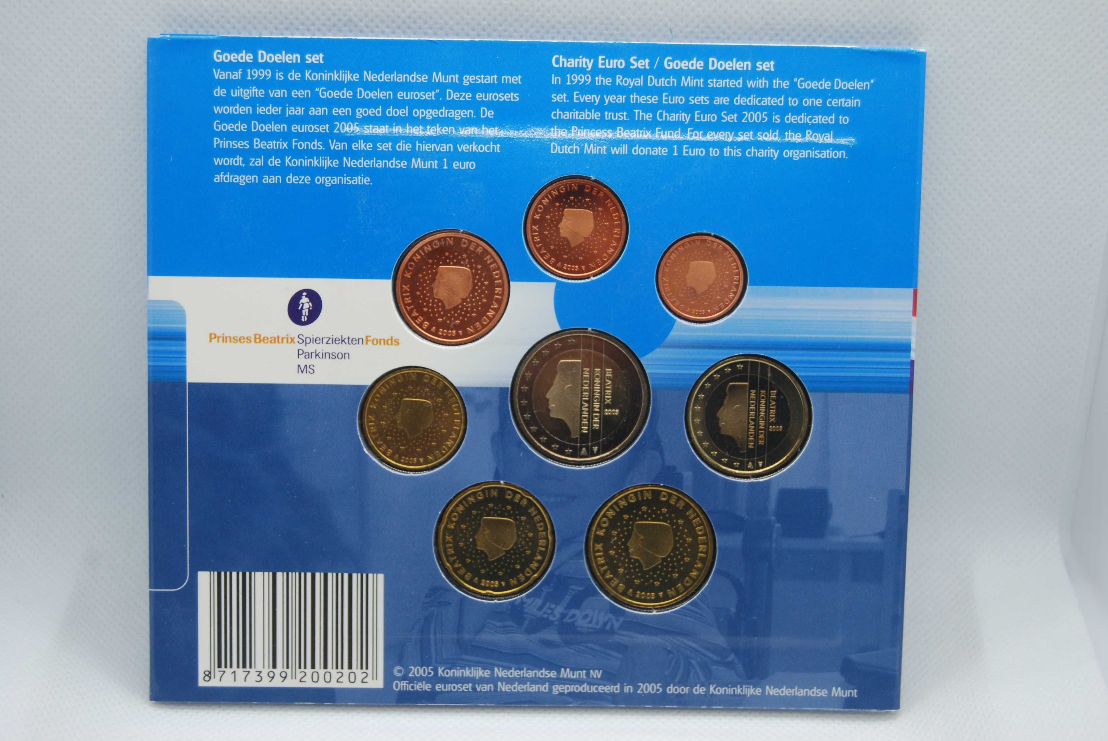 Set Holanda 2005 em carteira - 8 moedas