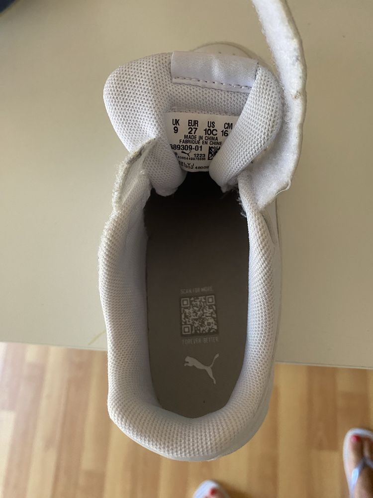 Tenis da Puma criança como novos