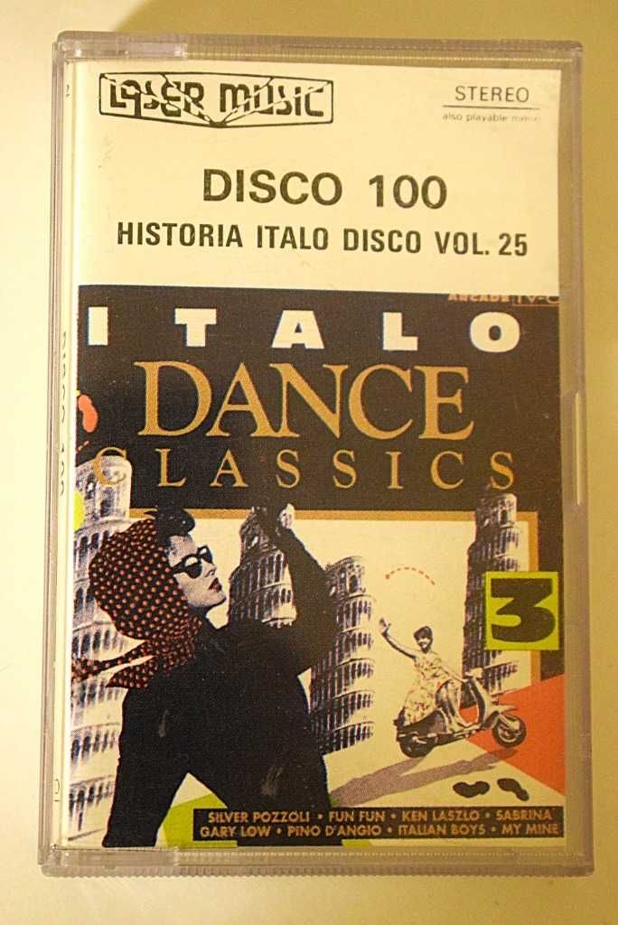 Historia Italo Disco vol. 25 - kaseta w stanie bardzo dobrym .