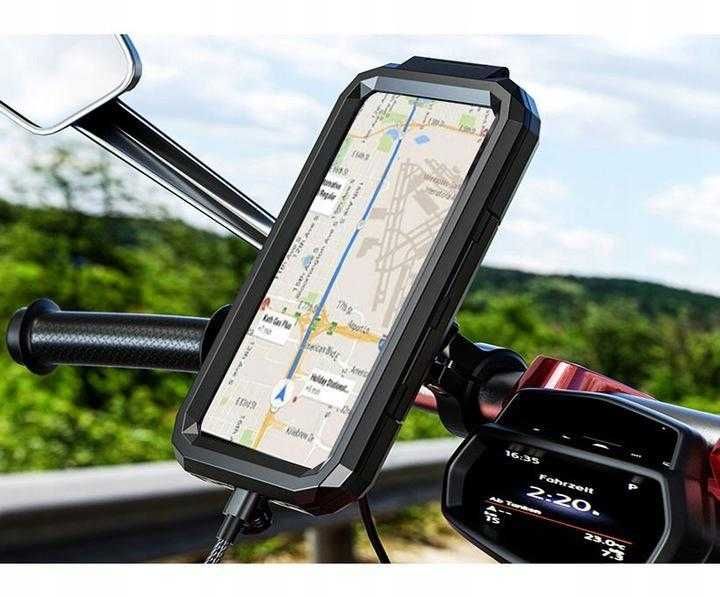 Motocyklowy uchwyt + etui na telefon QUIKLOX 6,5"