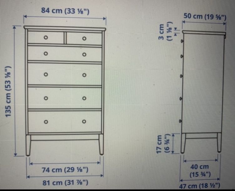 IKEA Komoda 6 szuflad