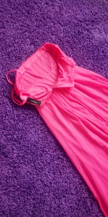 długa różowa sukienka Reserved !