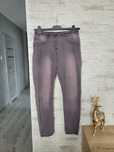 Szare spodnie jeans wysoki stan na gumce  M/L