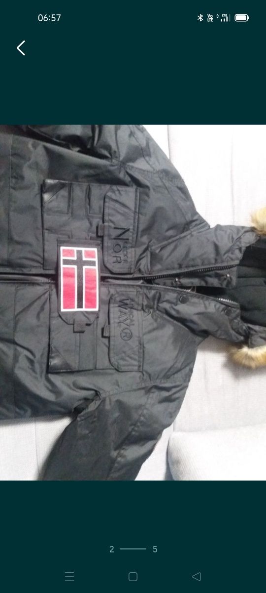 Kurtka chłopięca Geographical Norway na 140cm