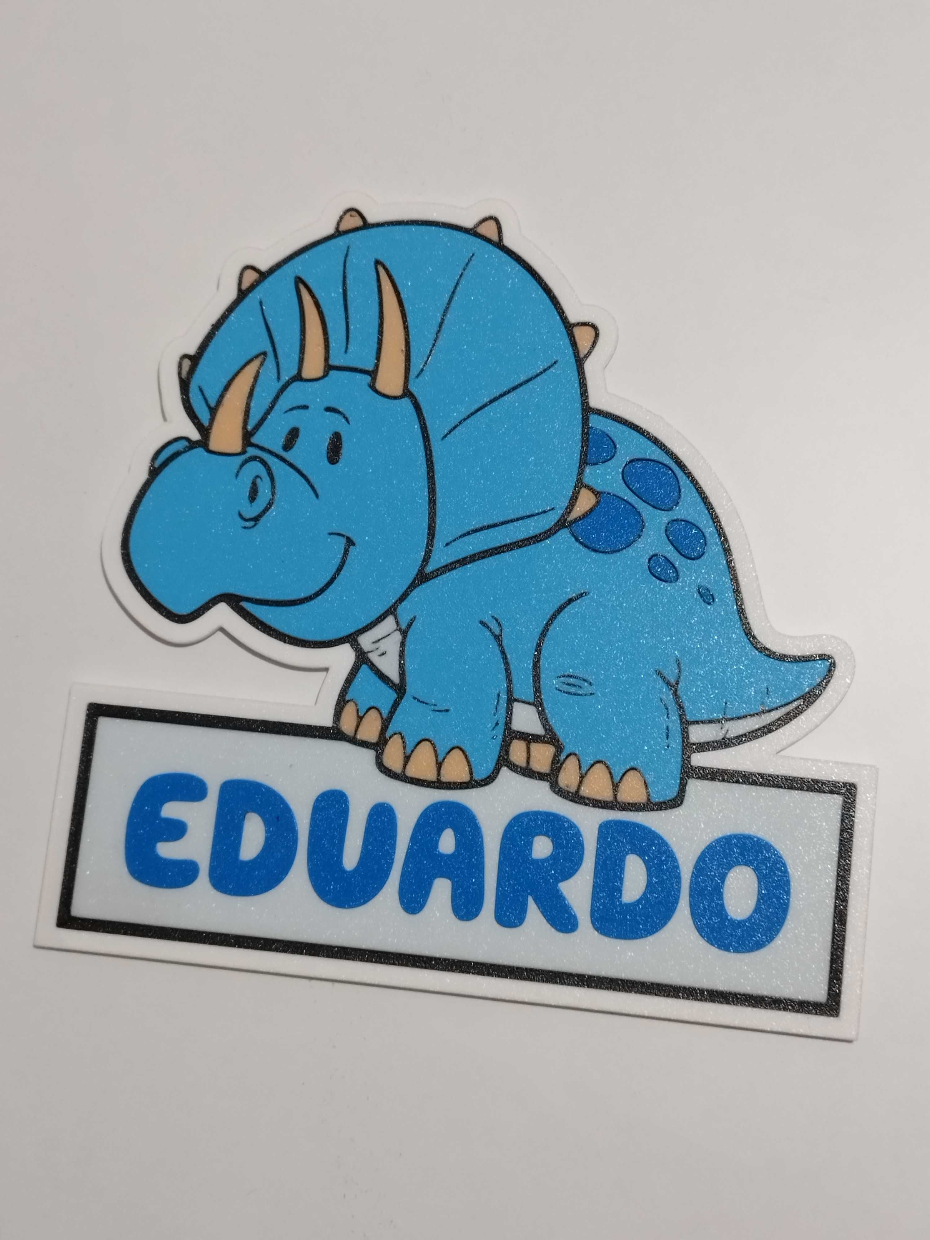 Placa personalizada para menino