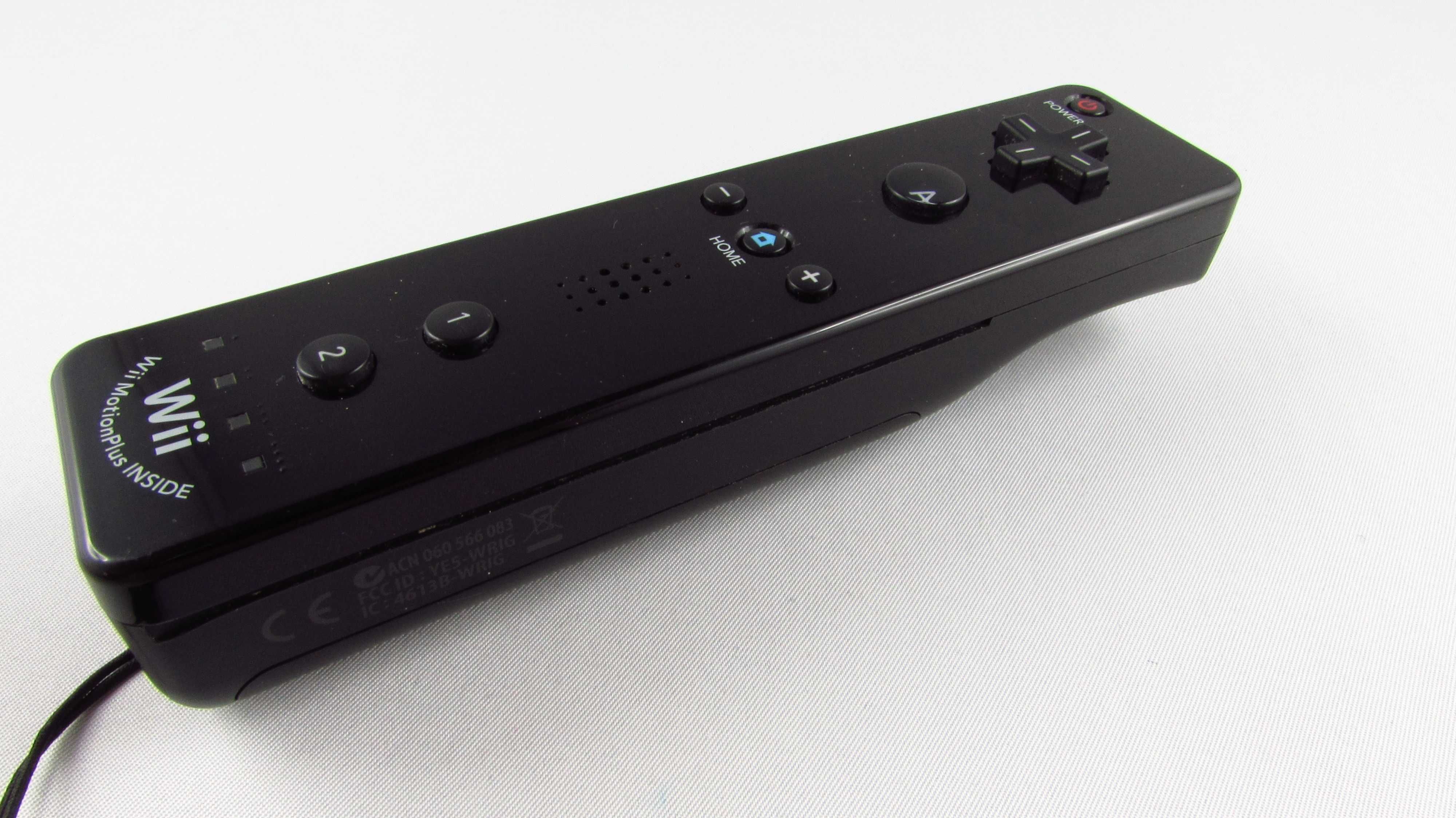 NINTENDO - Oryginalny Wii Remote Pilot Motion Plus Czarne