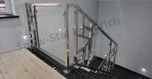 Balustrady,zadaszenia,bramy,schody-stal nierdzewna,czarna i aluminium