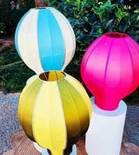 3 Balões de ar quente decorativos com 140cm