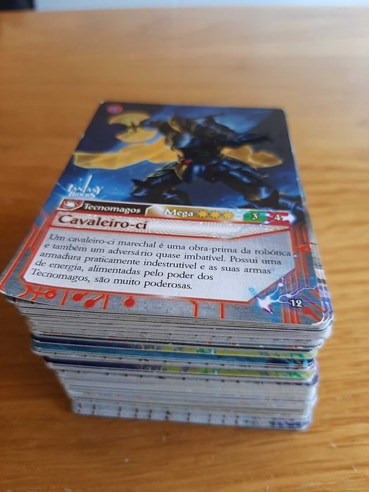 Cartas da coleção Fantasy Riders - da Panini