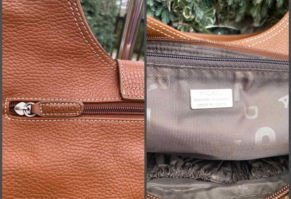 Picard Німеччина шкіряна розкішна жіноча сумка натуральна шкіра оригін