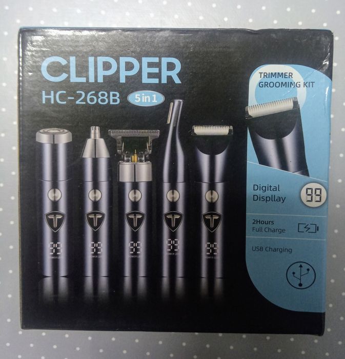 Aparador barba e cabelo 5 em 1