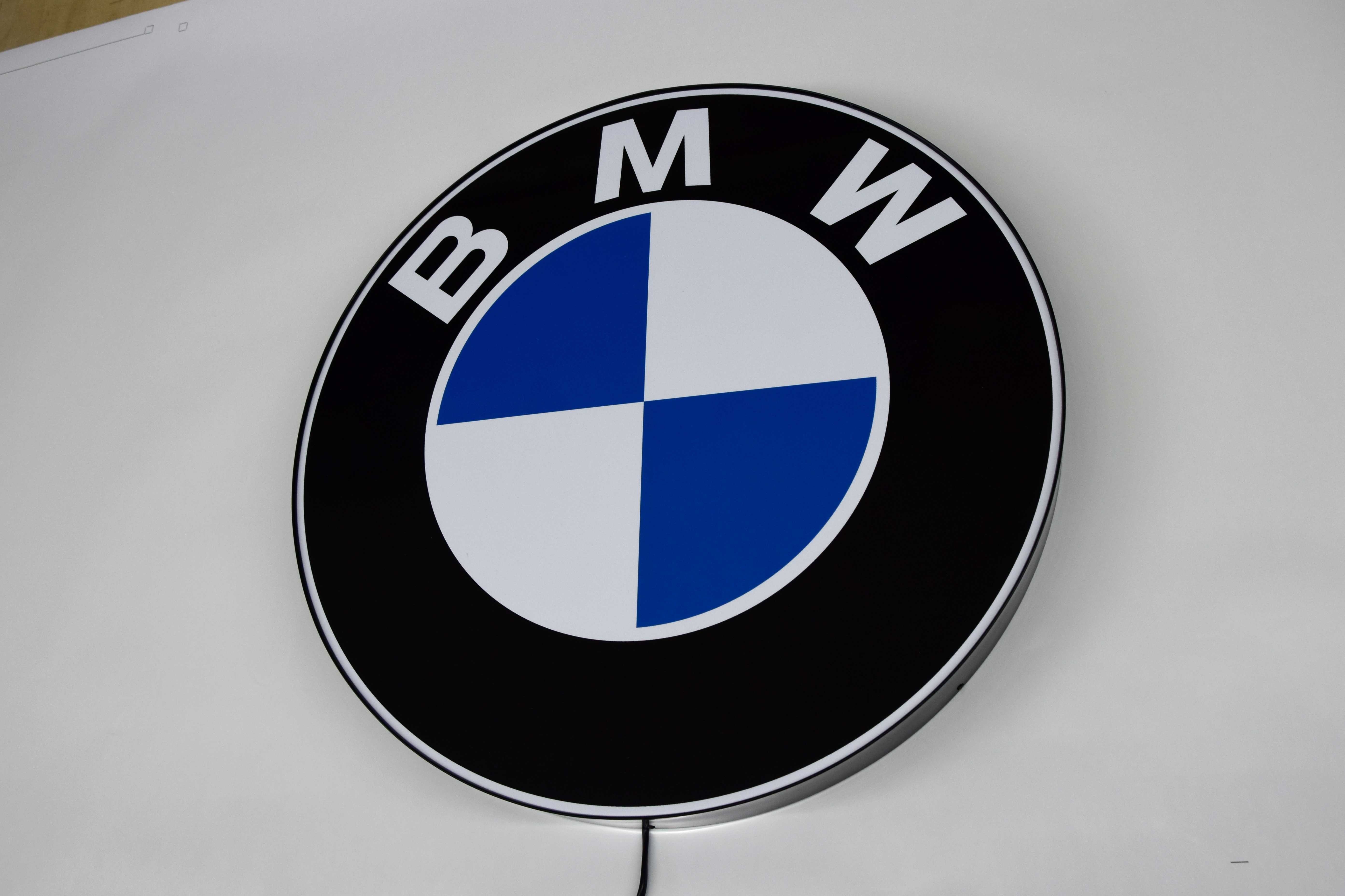 LED Neon BMW, Reklama 3D, Kinkiet, Lampka, Plafon, Baner, Kaseton, LED