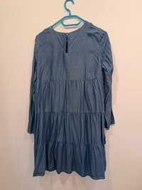 Sukienka oversize z długim rękawem M/L idealna na ciążowy brzuszek