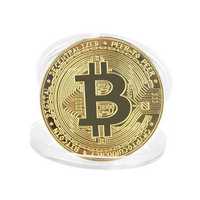 BTC Коллекционная монета Биткоин, Bitcoin Сувенирная монета, Подарок