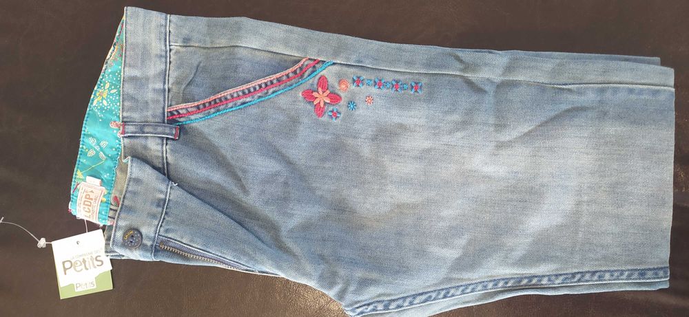 Calças ganga menina - 12 anos - NOVO - (7)