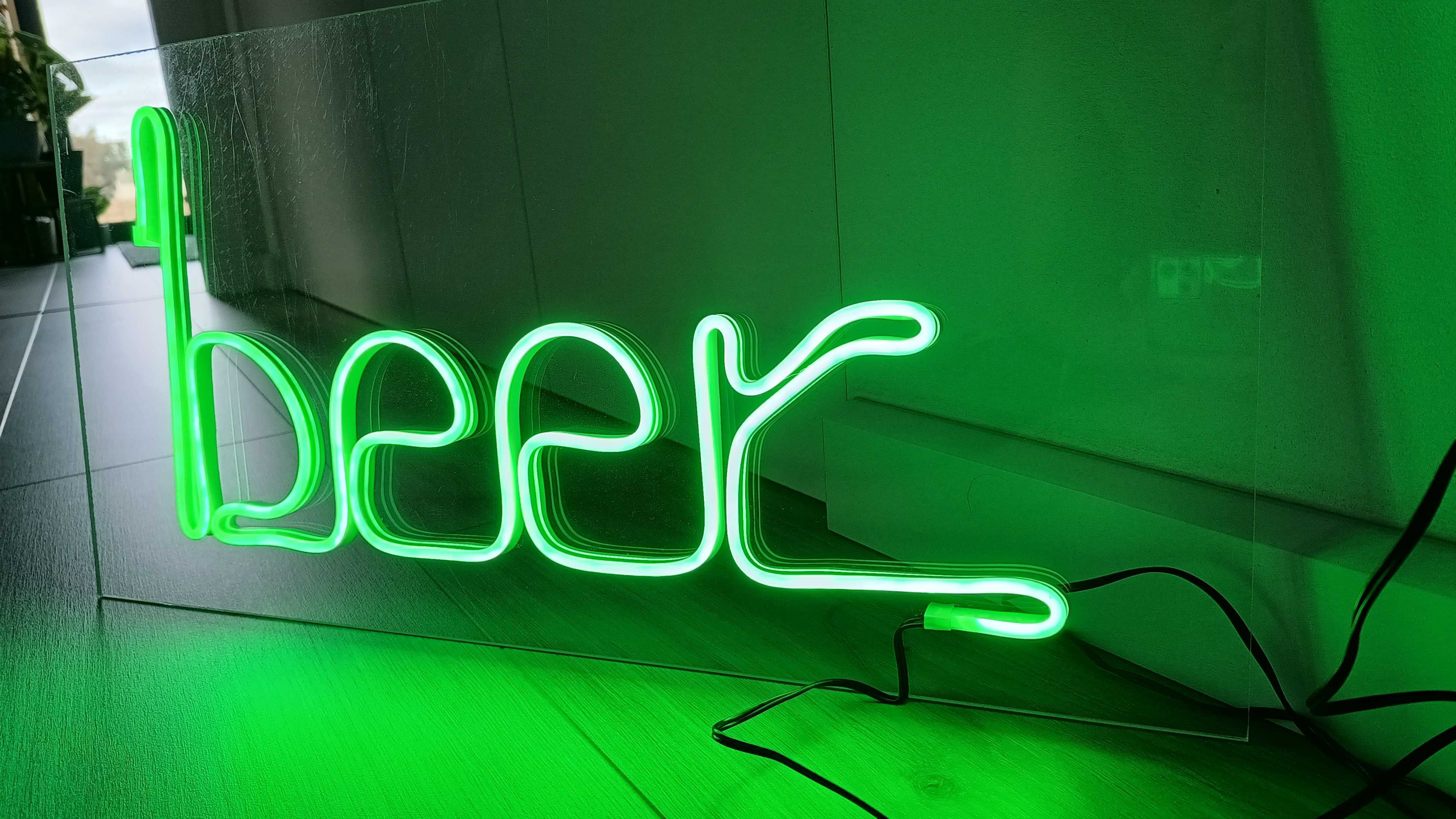 Neon zielony BEER