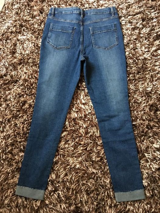 Spodnie jeansowe jeansy damskie rurki MARKS&SPENCER rozmiar 12 40 L