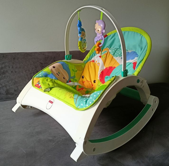 Leżaczek/Bujaczek Fischer Price z masażem