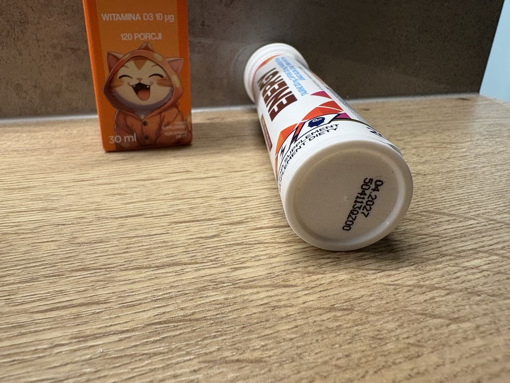Vitamina d3 w ktoplach i shot energy pakiet nowe