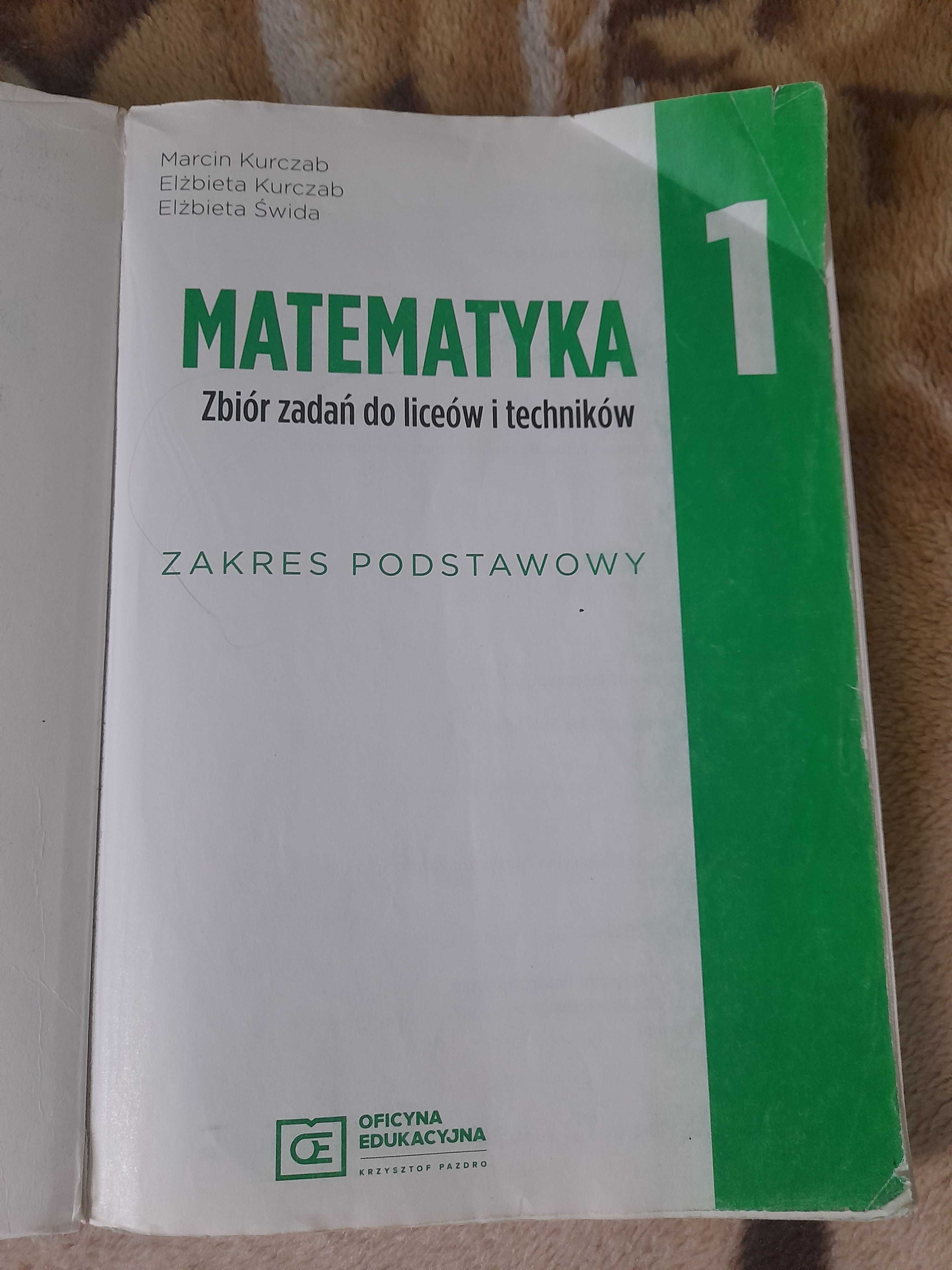 Matematyka 1,podręcznik i zbiór zadań,Krzysztof Pazdro,