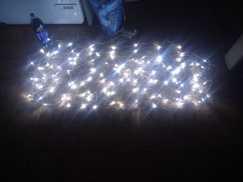 Kurtyna swietla swiateczna.