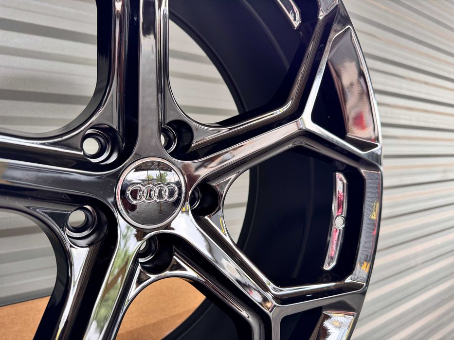 Нові Чорні титани R21 5x112 9j e31 Audi Q7 Q8 RS Sline VW Touareg A6
