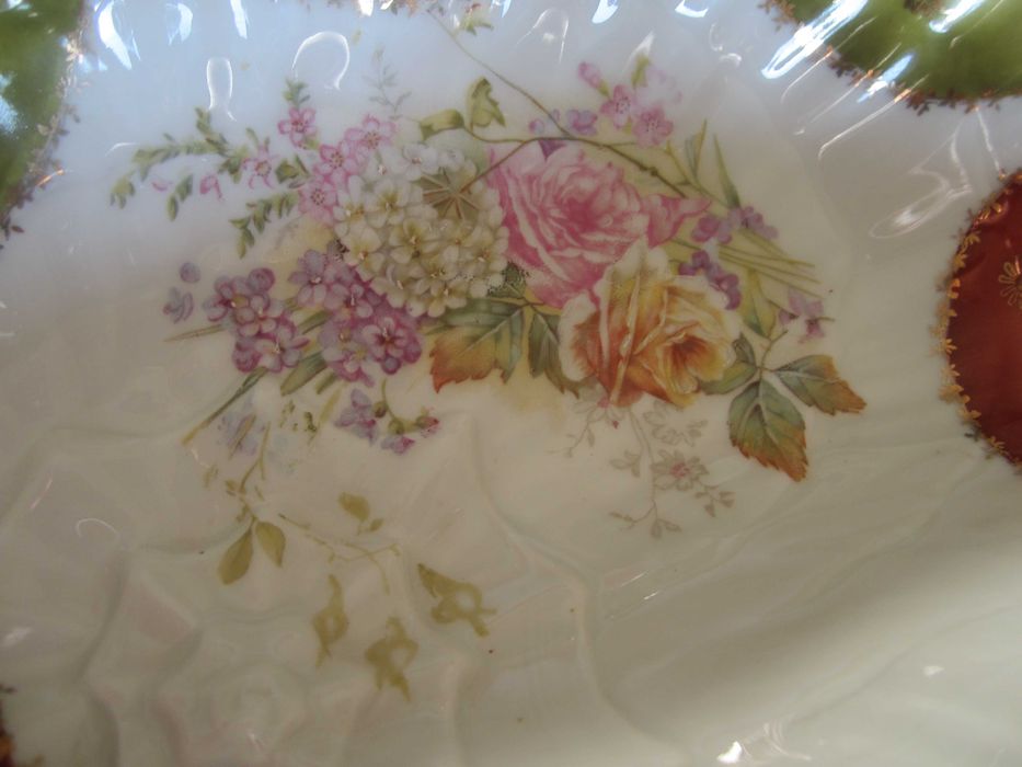 Kabaret, podwójny, duży, półmisek, Carl Tielsch, koniec XIX w.