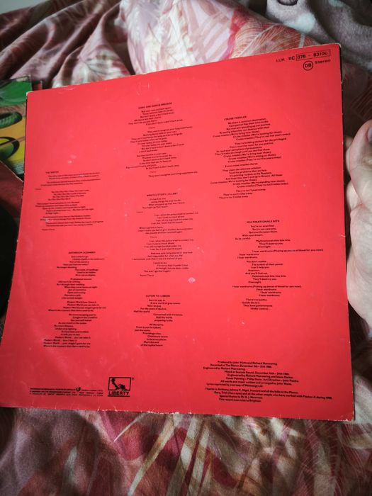 Fischer-Z – Red Skies Over Paradise LP vinil