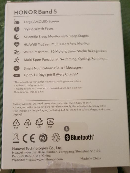 Honor Band 5 pulsoksymetr nieużywany PL Stryków Głowno Domaniewice