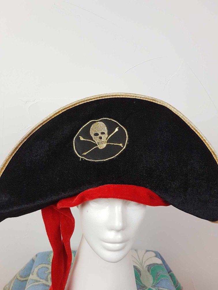 Kapelusz przebranie pirat piratka dla dorosłych. H090