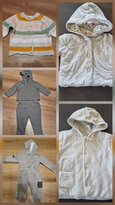 Zestaw, paka ubranek dla chlopca w rozmiarze 68