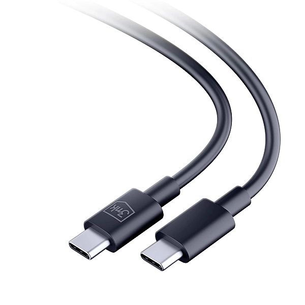 Kabel 3mk Hyper Cable USB-C / USB-C 100W 1.2m - czarny