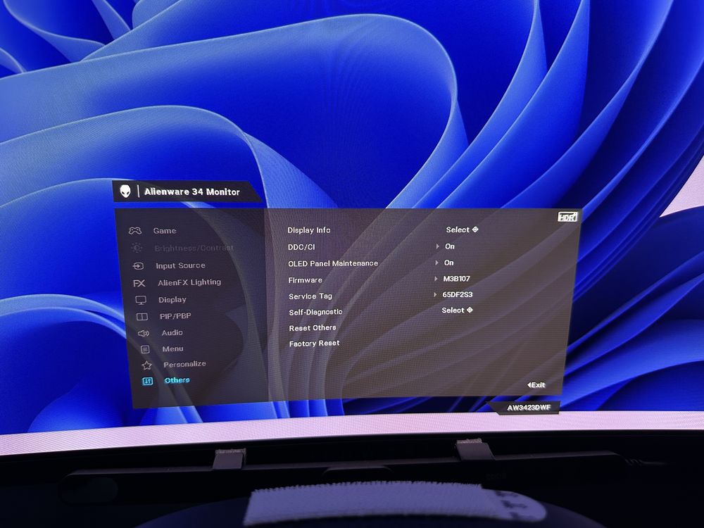 Monitor Gamingowy QD-OLED 2K Alienware 3423DWF 34“ 165hz