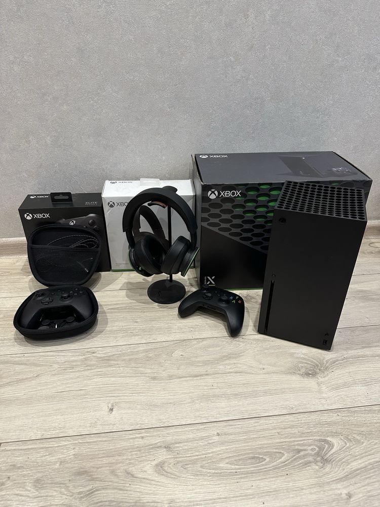 XBOX series X з геймпадом + геймпад Elite Series 2 + Headset