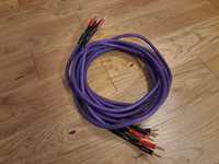 Kable głośnikowe + Banany Melodika Purple Rain MDC 2400 - 2X4 - dł,9m