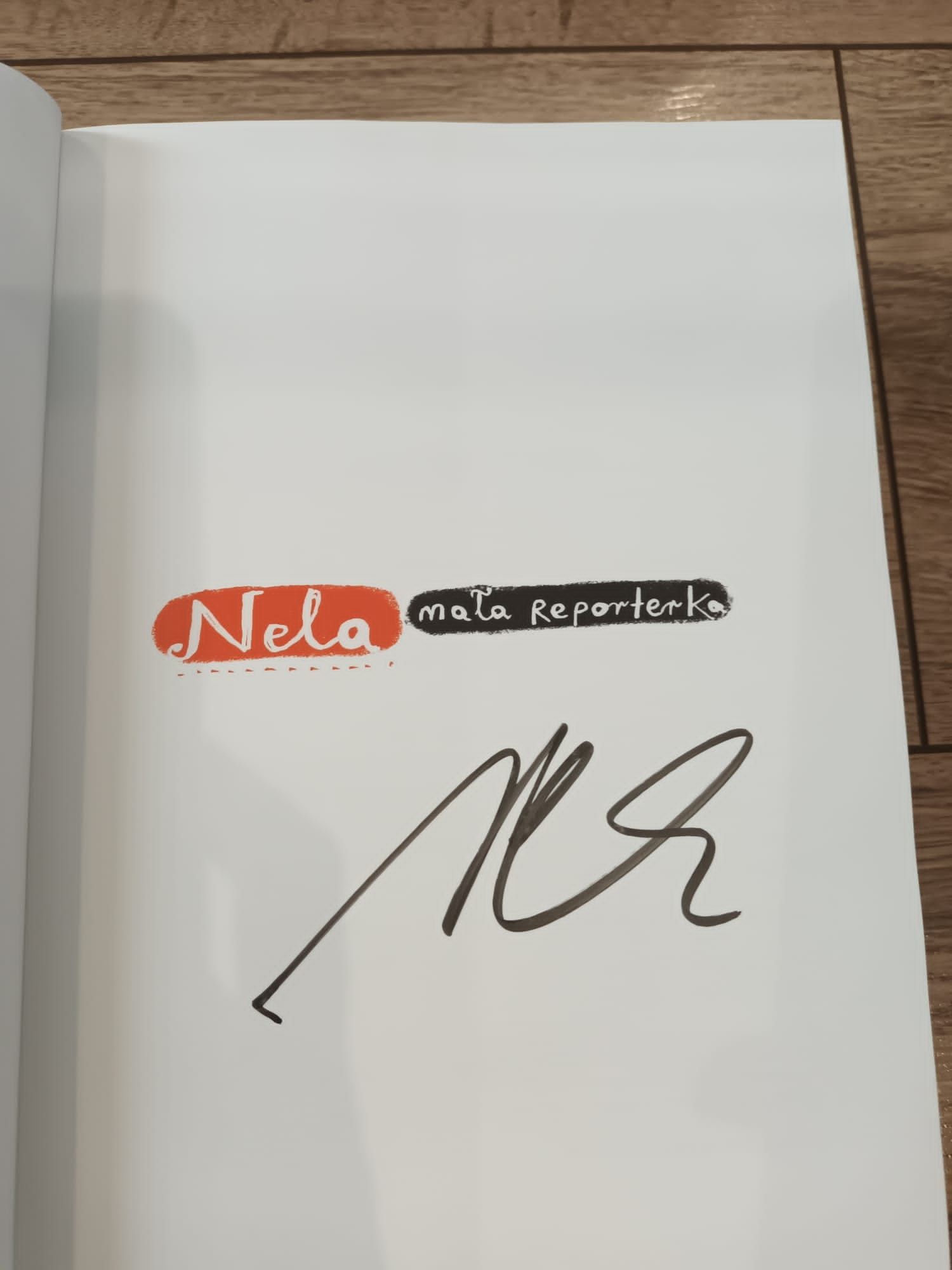 Książka Nela i skarby Karaibów z autografem