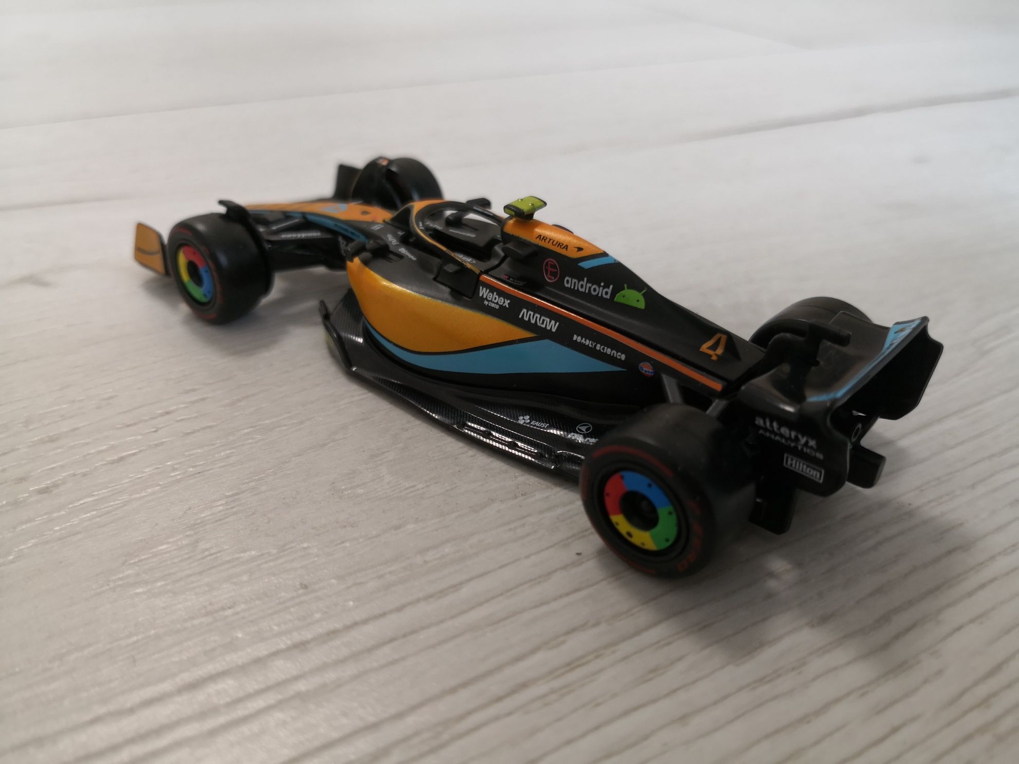 Моделі Bburago F1 McLaren MCL36 2022 (#3)