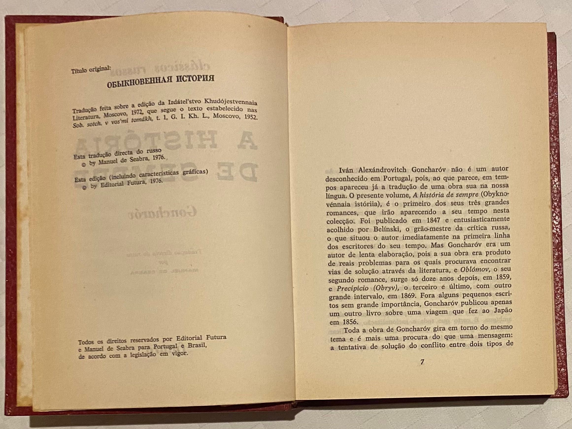 A História de Sempre de Ivan Goncharóv