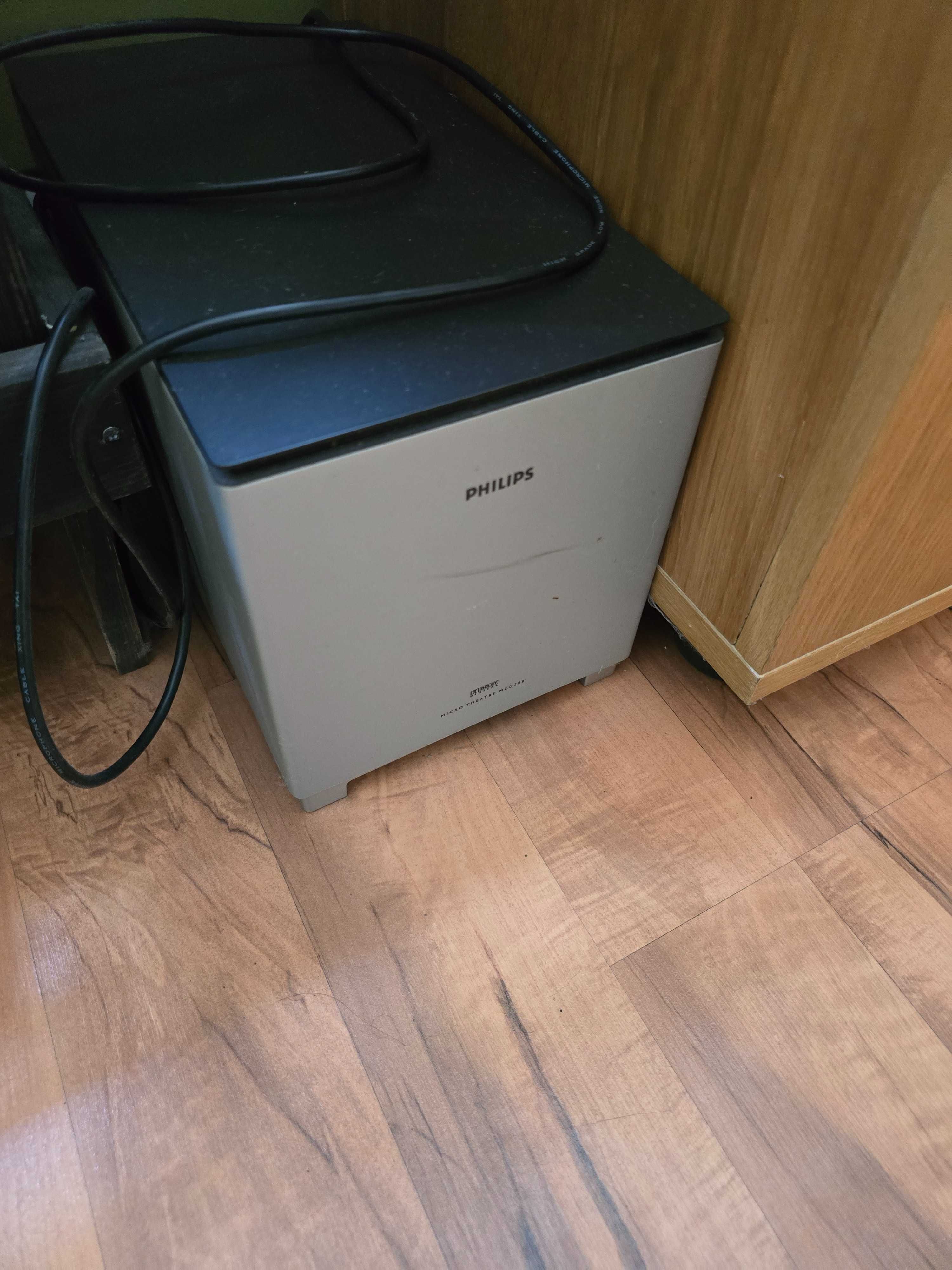 Odtwarzacz CD Philips micro theatre mcd288 subwoofer