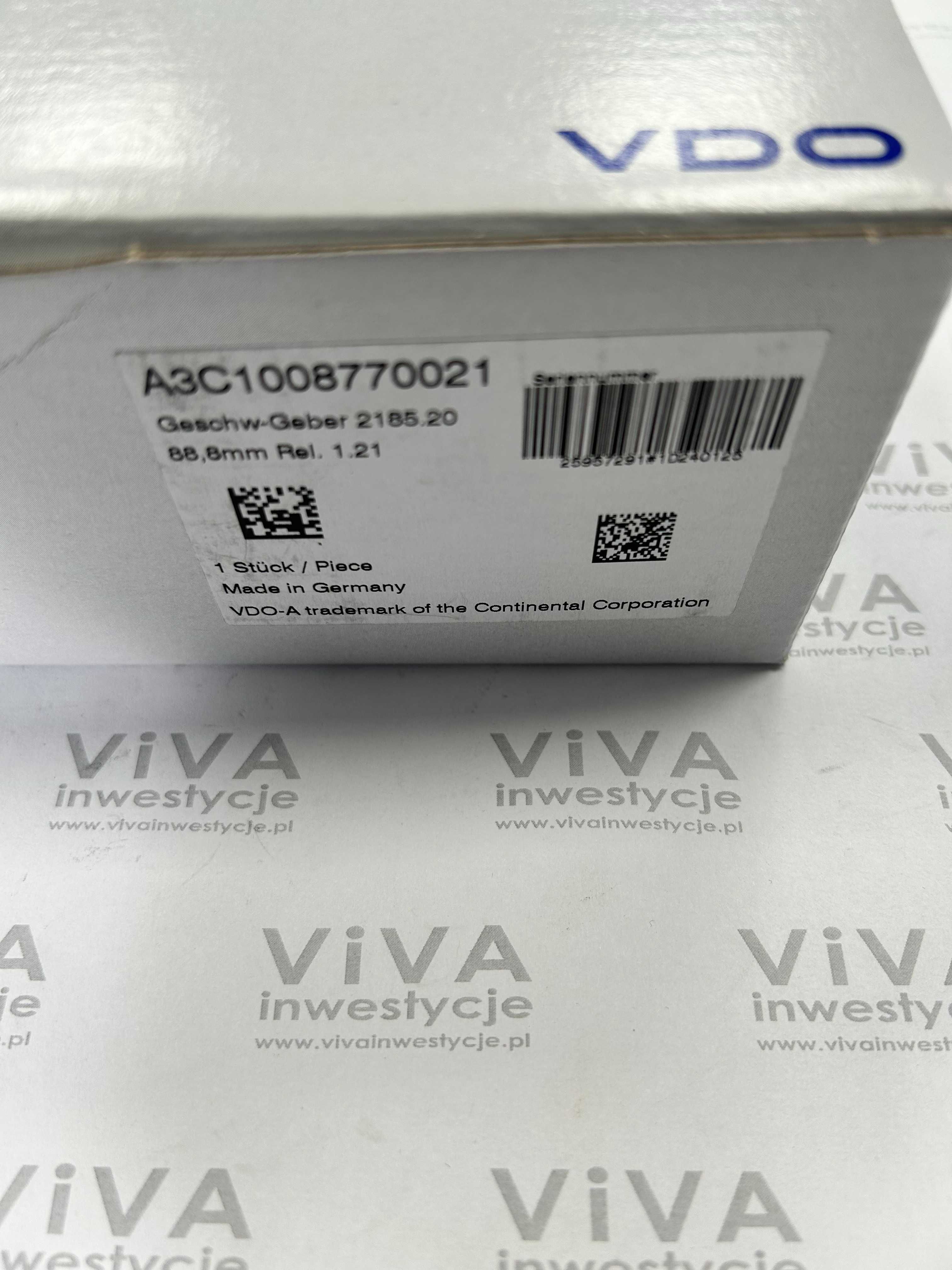 Impulsator czujnik prędkości tachografu VDO 88,8mm 4.1 R.1.21