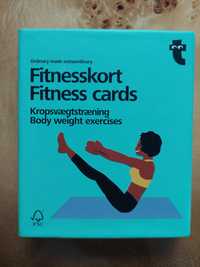 Karty fitness. Karty do ćwiczeń. Fitness cards Flying Tiger